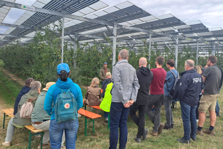 Exkursion: Agri-PV auf dem Obsthof Nachtwey