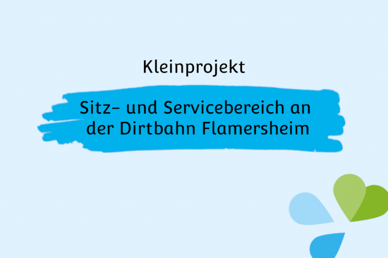 Sitz- und Servicebereich an der Dirtbahn Flamersheim
